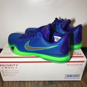 New- Nike Kobe X 10 Emerald City Shoes Size 11